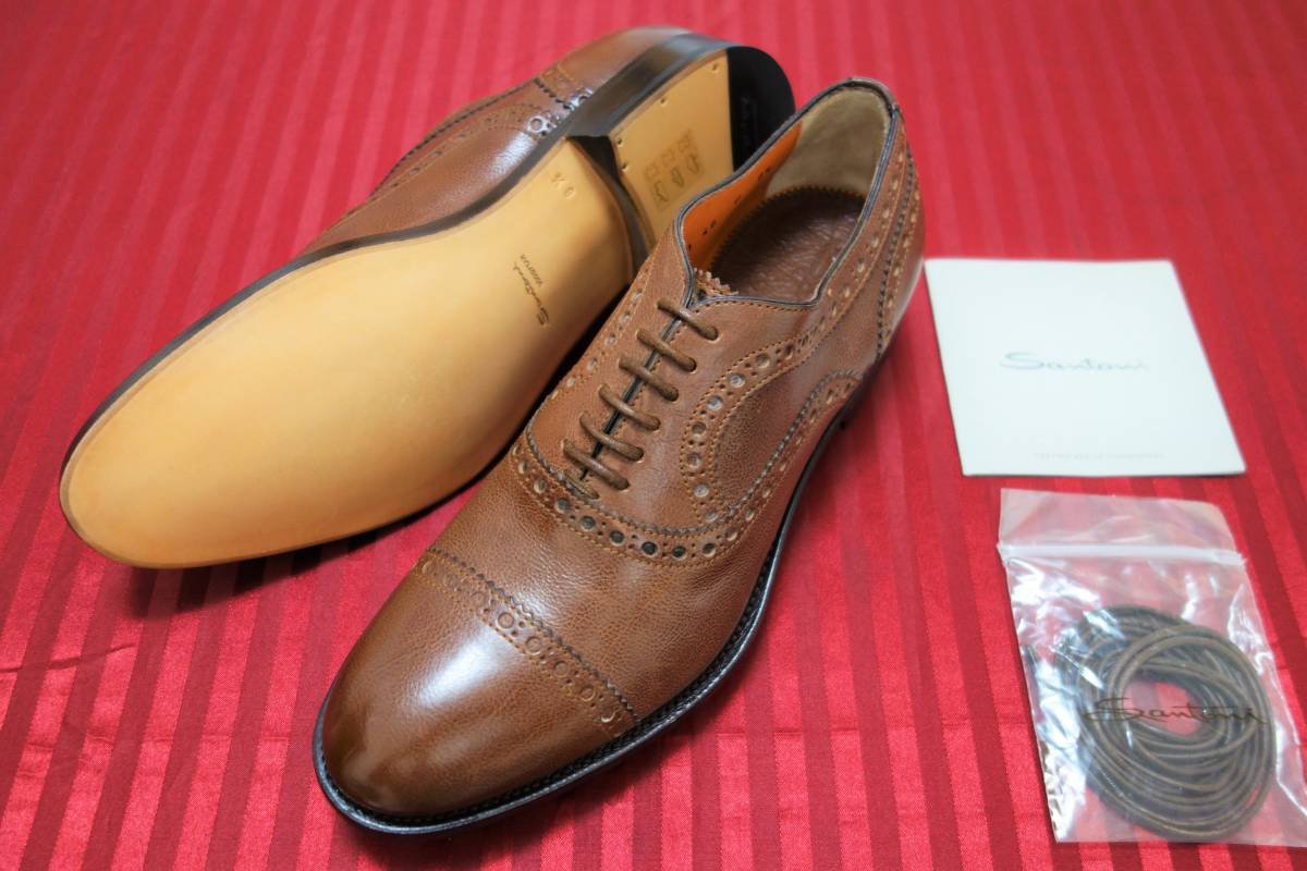  regular price 14 ten thousand jpy ^ unused goods sun to-ni business shoes dense brown UK61/2 US71/2( Japan size 25.5~26cm) high class model 