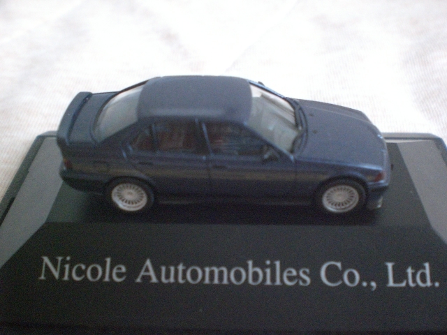 BMW Alpina ALPINA E36 B3 3.0 голубой миникар Herpa Nicole NICOL AUTOMOBILES herpa 87/1