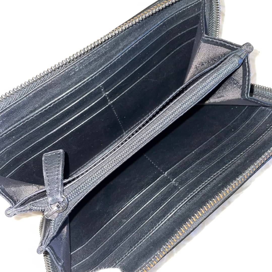 極美品 BURBERRY バーバリー ノバチェック ビッグチェック シルバー