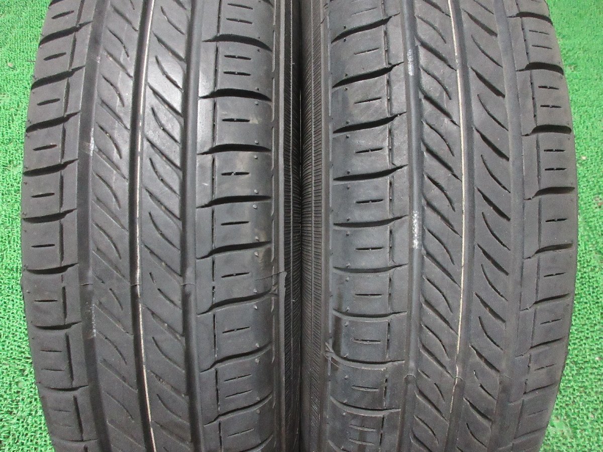 AN257【送料無料 在庫処分!!】145/80R13 超溝高 8.5~9分山 夏タイヤ ENASAVE EC300 ホイールセット 4本 激安 スペーシア タント コンテ 等_画像3