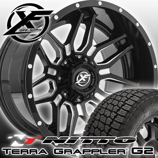 新品 20x10J JEEP TJ JK JLラングラー XF OFFROAD XF222 20インチ