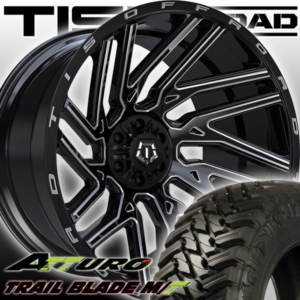 TIS 554BM 20x12J Excursion F250 20 дюймовый грязь колесо с шиной ATTURO TRAIL BLADE MT 285/50R20 33x12.50R20 35x12.50R20