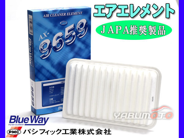 デリカD:2 MB36S MB46S エアエレメント エアー フィルター クリーナー パシフィック工業 BlueWay_画像1