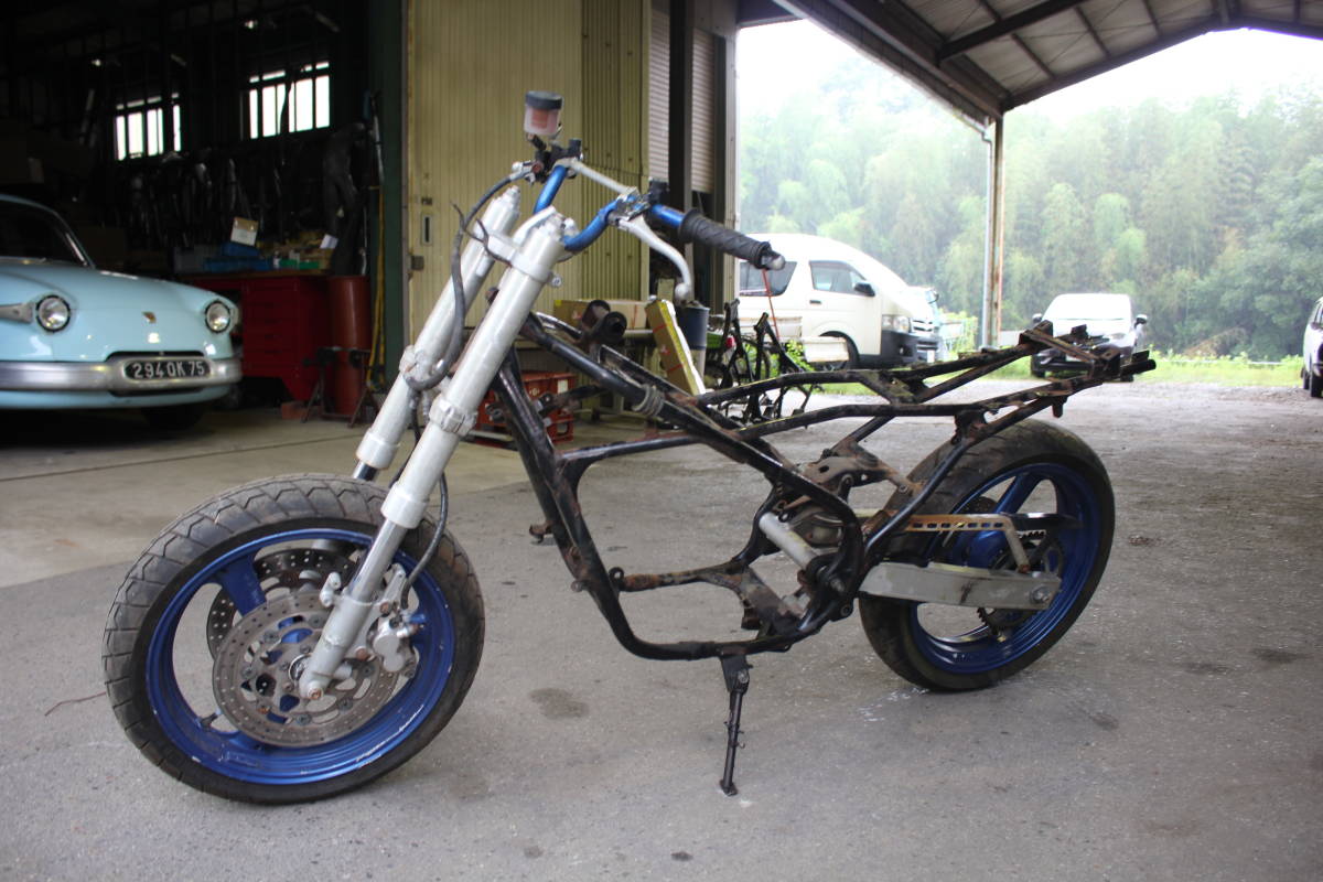 送料 ¥11000 YAMAHA ヤマハ RZ250R 1AR 足回改 書類付 書付 フレーム