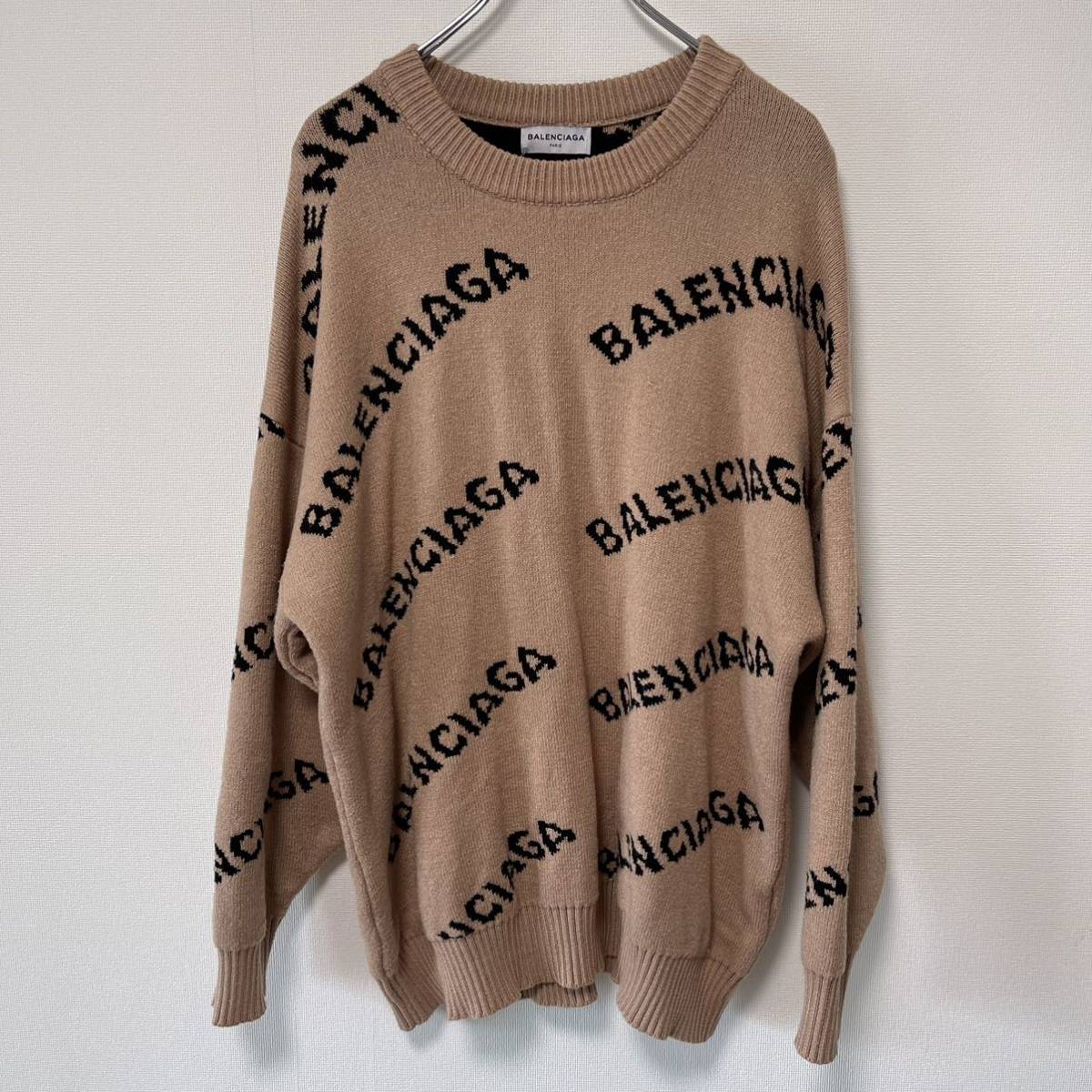 Balenciaga バレンシアガ ニットセーター 長袖シャツ Mサイズ ウール