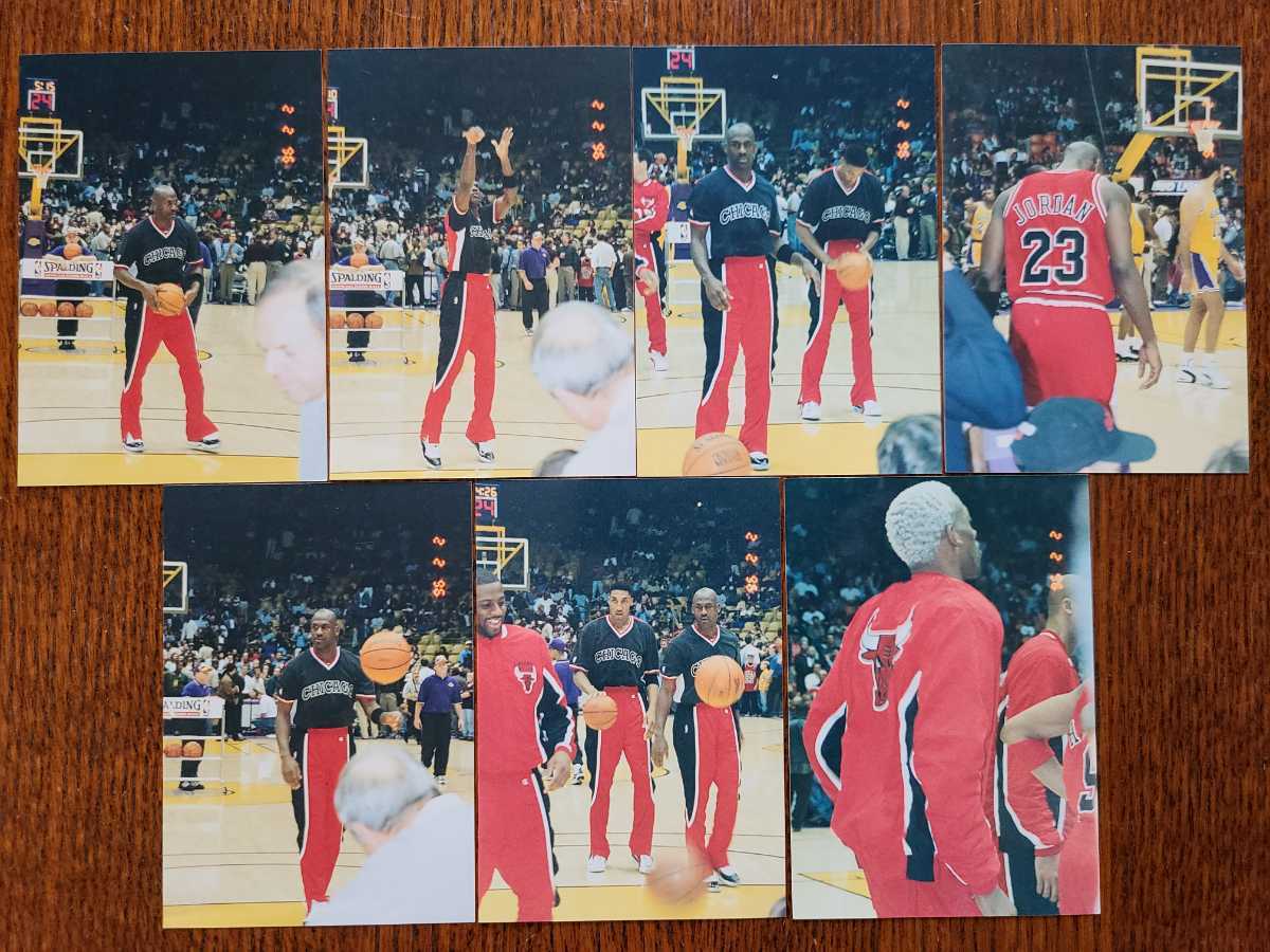 生写真 ジョーダン/シカゴブルズ VS ジョンソン/レイカーズ 1996年２月 - 2