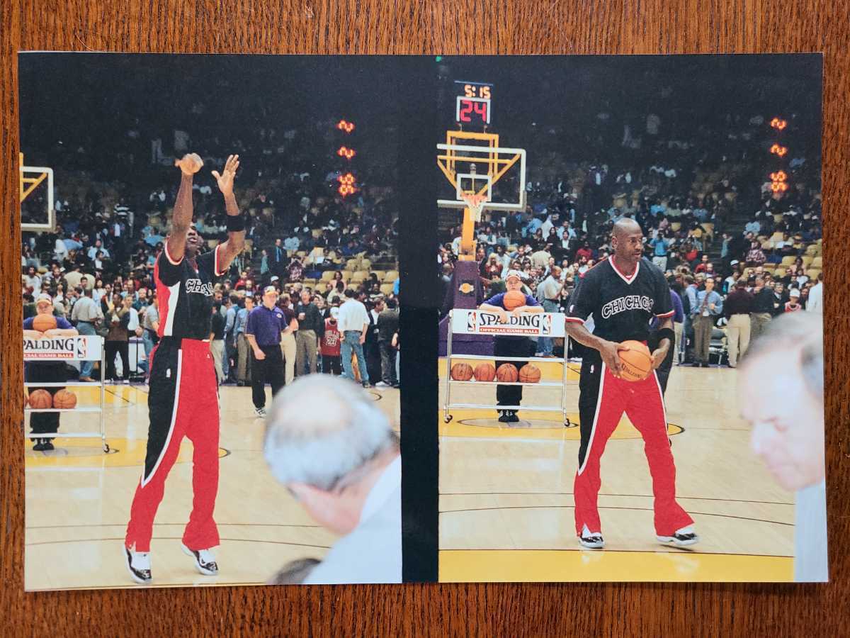 生写真 ジョーダン/シカゴブルズ VS ジョンソン/レイカーズ 1996年２月 - 11