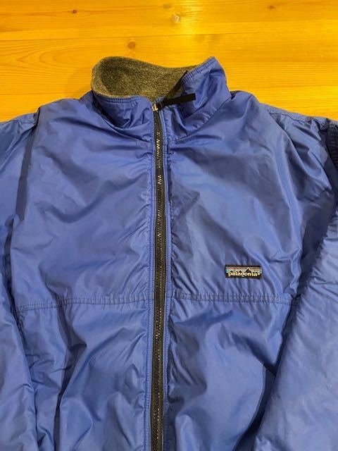 80's USA製 Patagonia/パタゴニア Vintage L/S Full-Zip Shell Jacket/フルジップ シェルジャケット / 白タグ デカタグ 雪無し グリセード