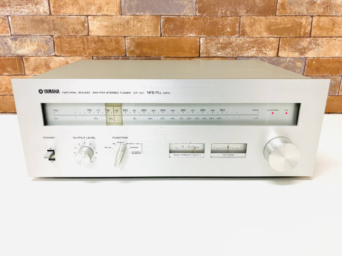 【即決】YAMAHA ヤマハ FM/AMステレオチューナー CT-X11 W2206005_画像1