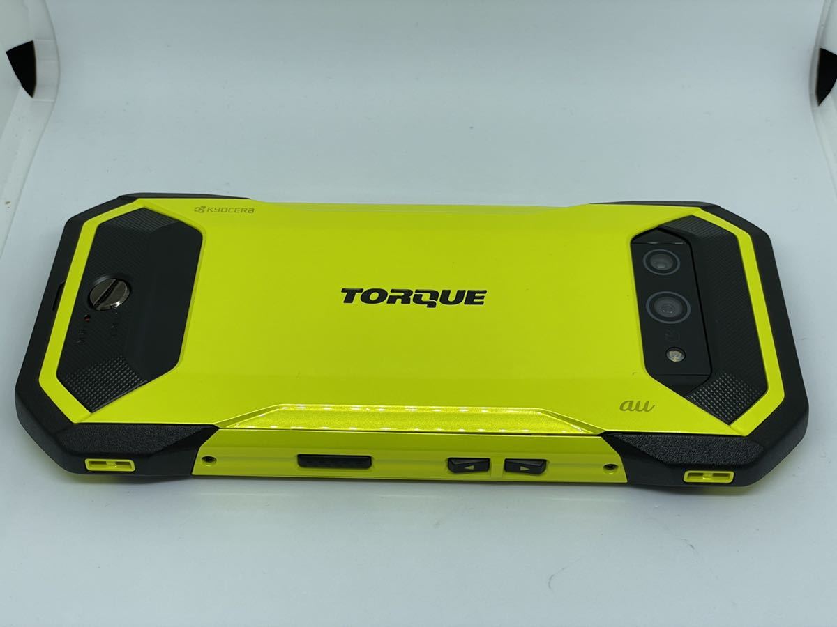 ☆SIMロック解除済み☆タフネス☆au 京セラ TORQUE 5G KYG01 イエロー