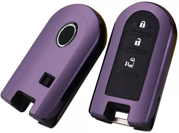  Daihatsu Tanto Move Mira to cot cast Mira e:S wake tall Toyota tanker Roo mi- Boon key case key holder purple 