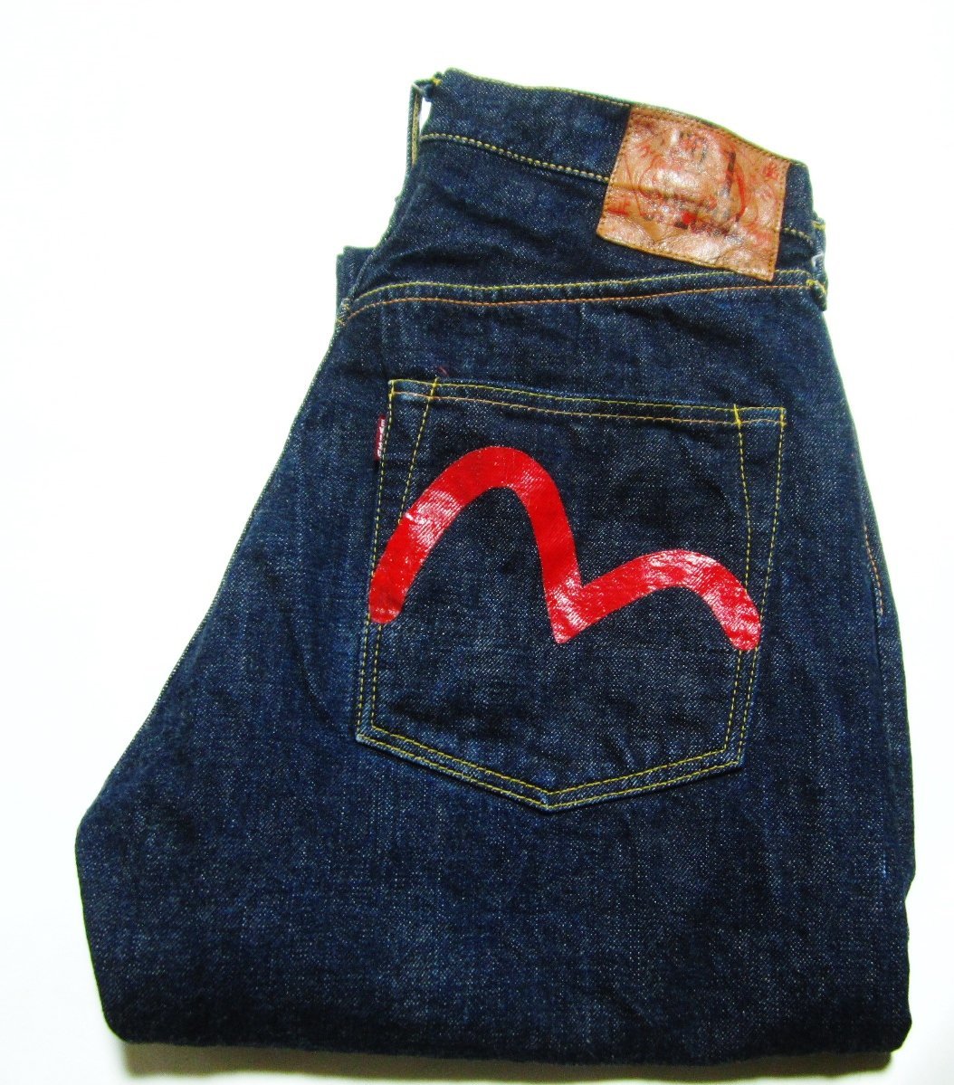 濃紺 美品 正規品 本物 EVISU エヴィス No1 SPECIAL/Lot 2001 ジーンズ
