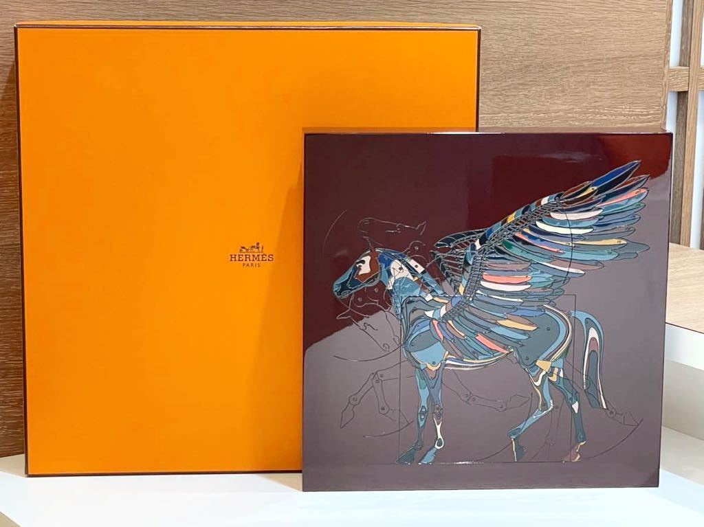 HERMES エルメス BOITE D LE PEGASE ぺガス ペガサス カレ スカーフ