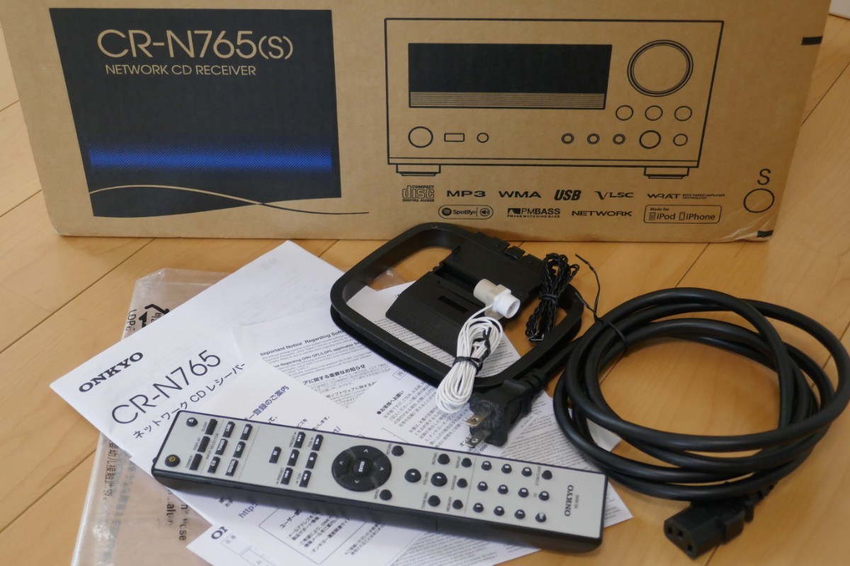 ★美動作品★ONKYO CR-N765(S) ハイレゾ対応 ネットワークCDレシーバー