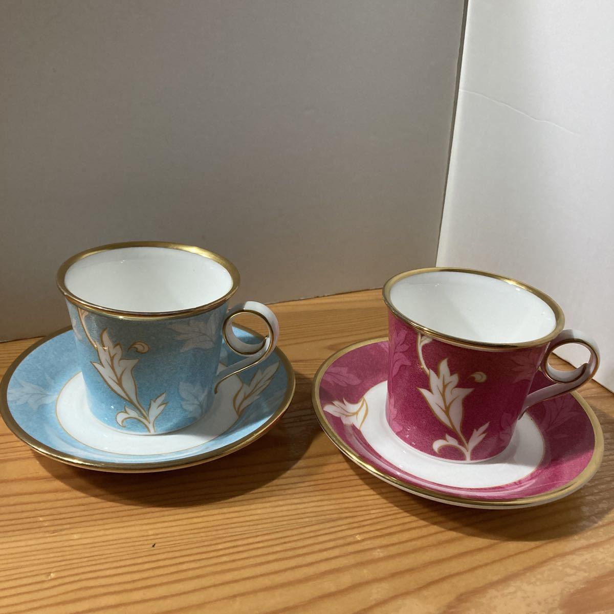 ウェッジウッド【タイムフォーウェッジウッド　カップ&ソーサー　2客】WEDGWOOD デミタス