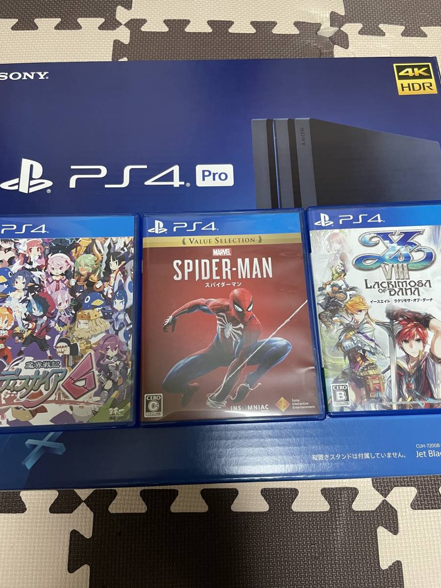 SSD1TB換装済 PlayStation 4 Pro ジェット ブラック 1TB CUH-7200BB01 ...