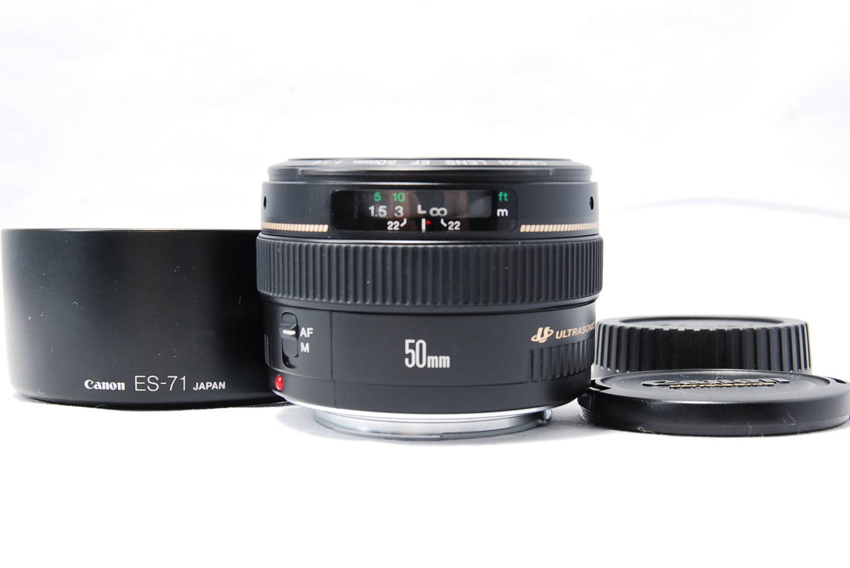 Canon EF 50mm F1.4 USM 単焦点レンズ レンズフード付