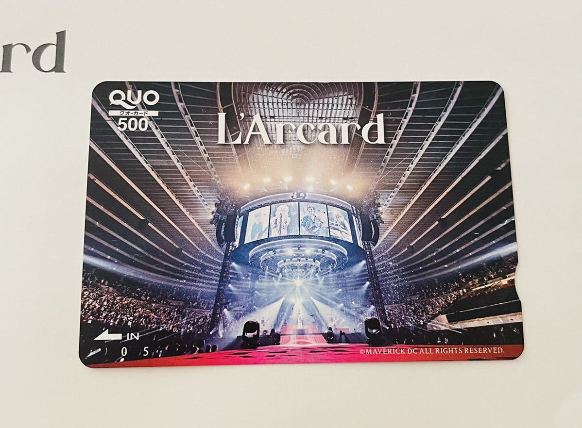 L\'Arc-en-Ciel Official QUO Card L\'Arcard..30 anniversary commemoration official original QUO card L'Arc-en-Ciel QUO card collection 