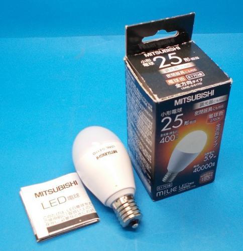 LDA6L-G-E17/D　LED電球(25W相当/E17)　三菱電機　ランクS中古品_画像1