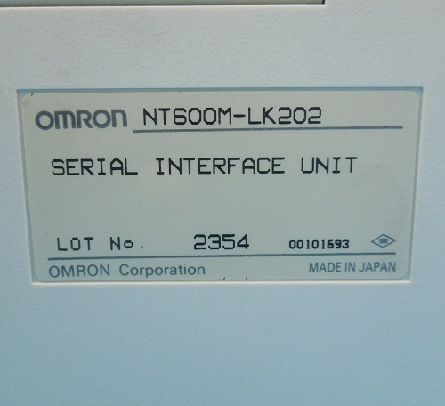 NT600M-LK202　NT20M/600M/61□用RS-422ユニット　オムロン　ランクS中古_画像3