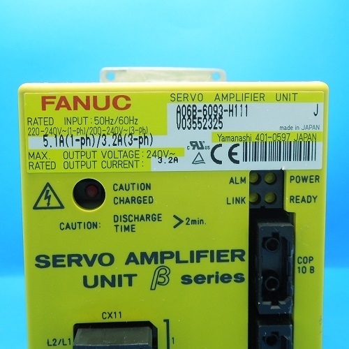 A06B-6093-H111　サーボアンプユニット　FANUC　ランクB中古品_画像3