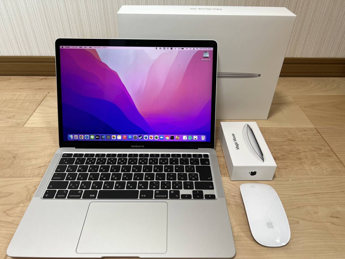 MacBook Air 2020 /M1 /8GB/Magic Mouse2付-