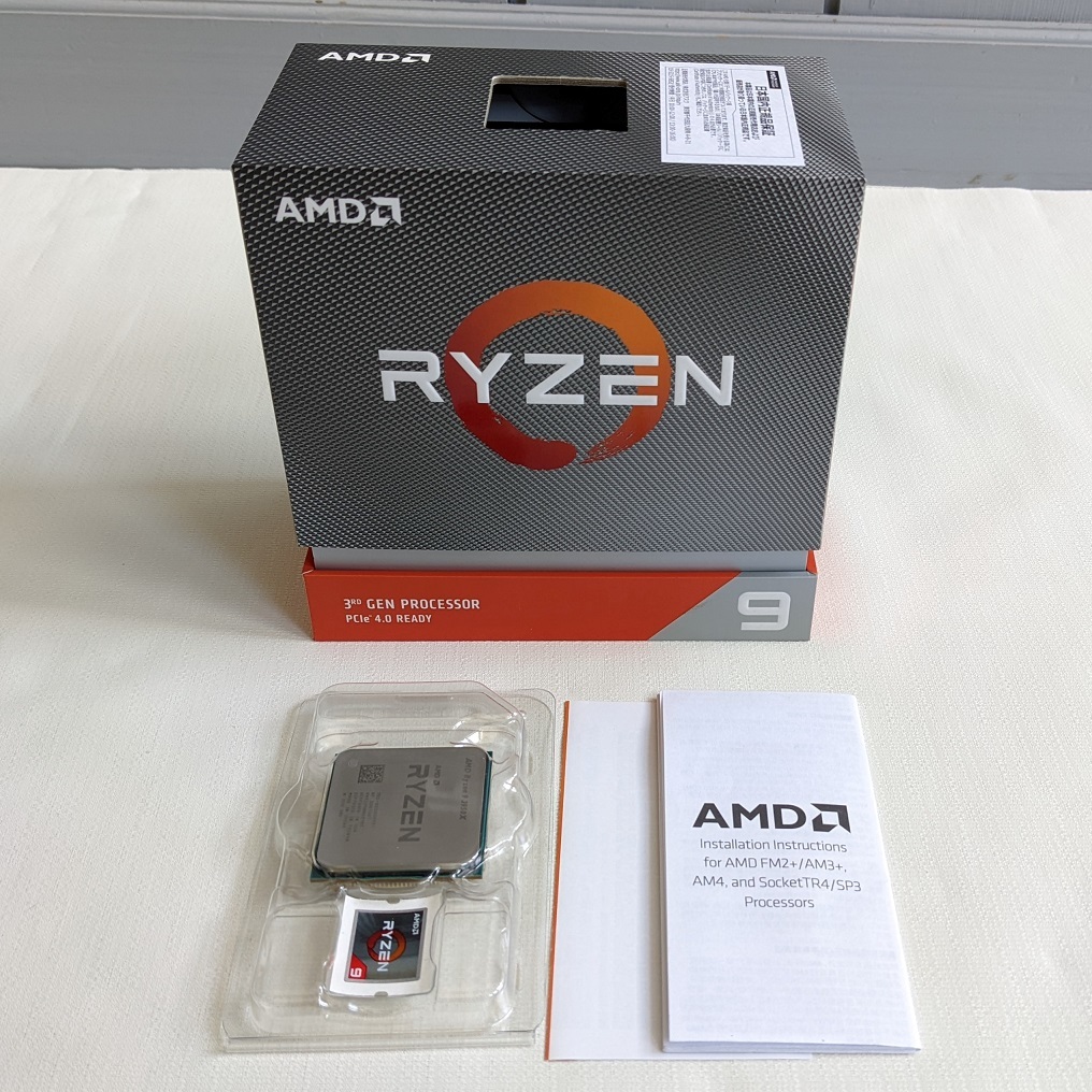 送料無料◇動作品◇箱付き◇AMD Ryzen 9 3950X BOX without cooler 3.5