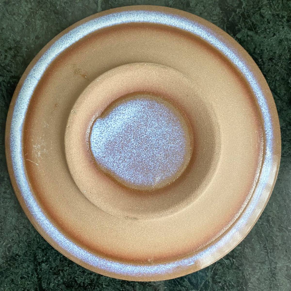 【カップ＆ソーサ―】萩焼のような釉薬の表情が美しい器です。コーヒーカップ　銘入り_画像7