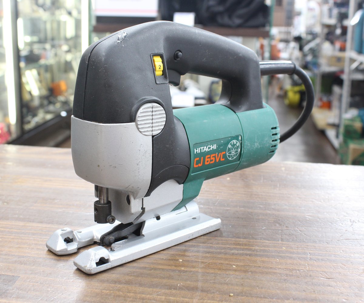  operation verification settled Hitachi Koki 65mm electron jigsaw CJ65VC 100V code saw woodworking cutting reality HiKOKI/ high ko-ki receipt issue possibility 