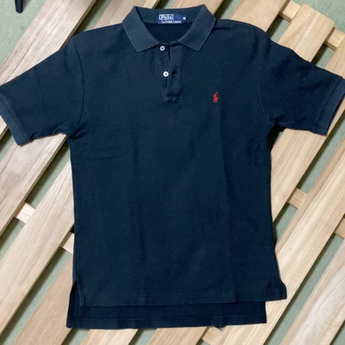 ポロラルフローレン POLO RALPH LAUREN ポロシャツ 半袖 メンズMサイズ 黒