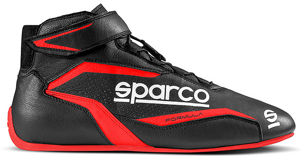 SPARCO（スパルコ） レーシングシューズ FORMULA ブラックxレッド 40サイズ（25.5cm）FIA 8856-2018