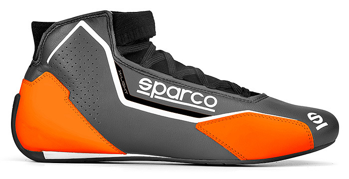 SPARCO（スパルコ） レーシングシューズ X-LIGHT オレンジxグレー 39サイズ（24.5cm）FIA 8856-2018