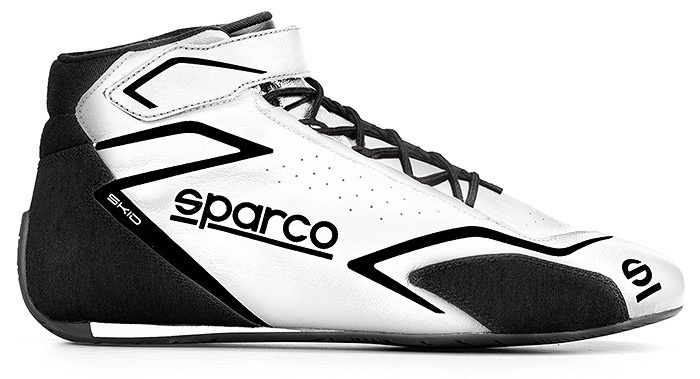 SPARCO（スパルコ） レーシングシューズ SKID ホワイト 43サイズ（27.5cm）FIA 8856-2018