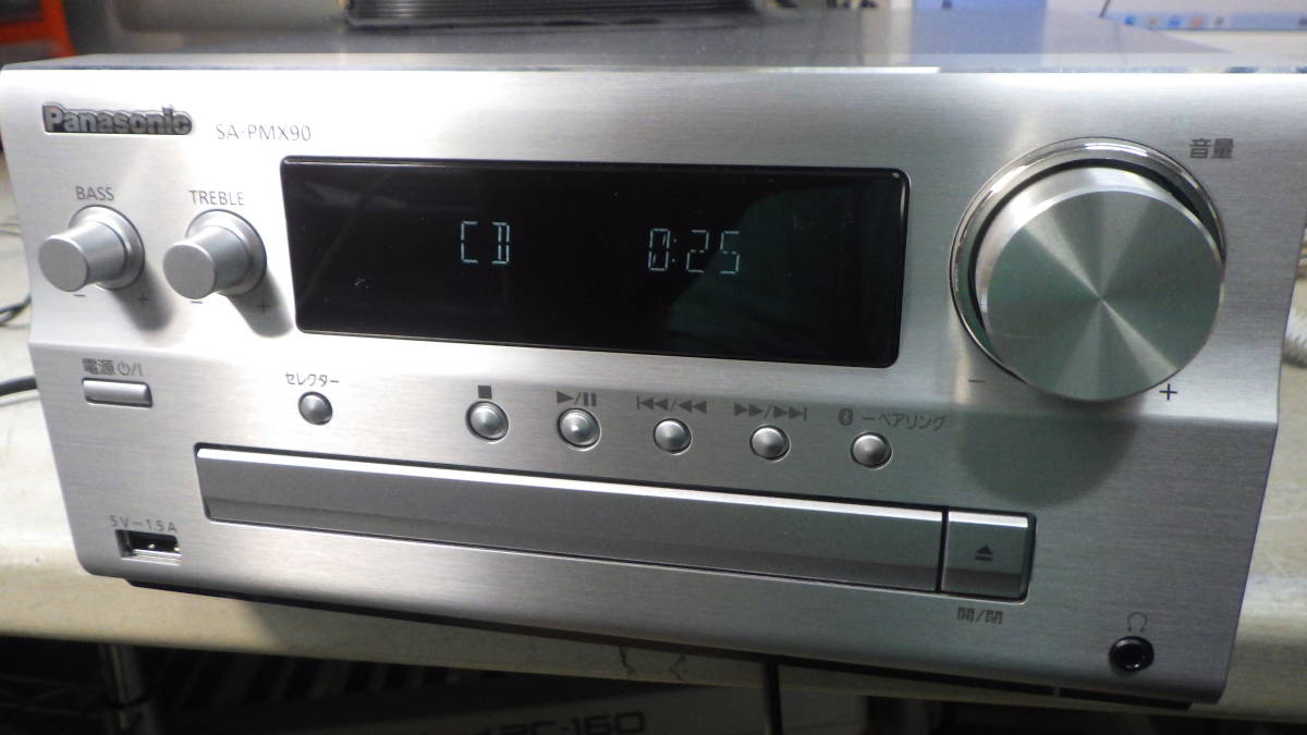 □Panasonic□ハイレゾ対応CDステレオシステム□SC-PMX90-S□□ ☆即決