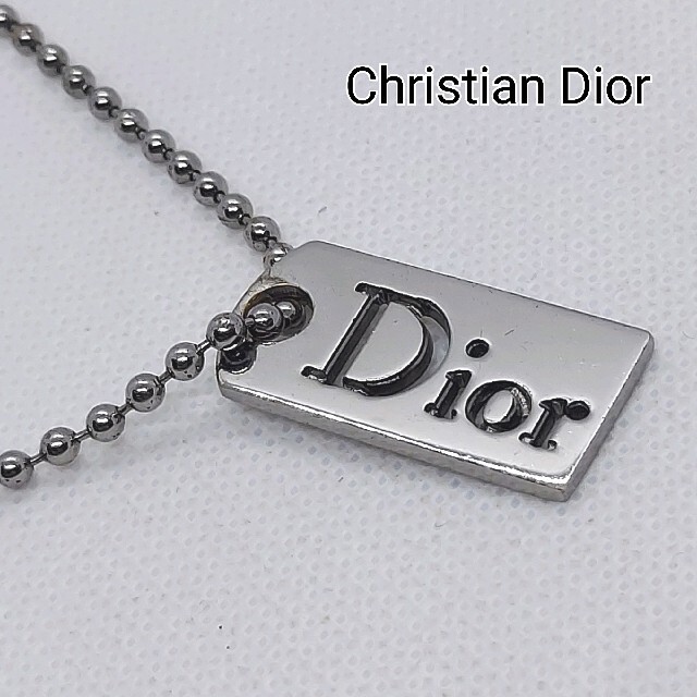 クリスチャンディオール Christian Dior ネックレス シルバーカラー-