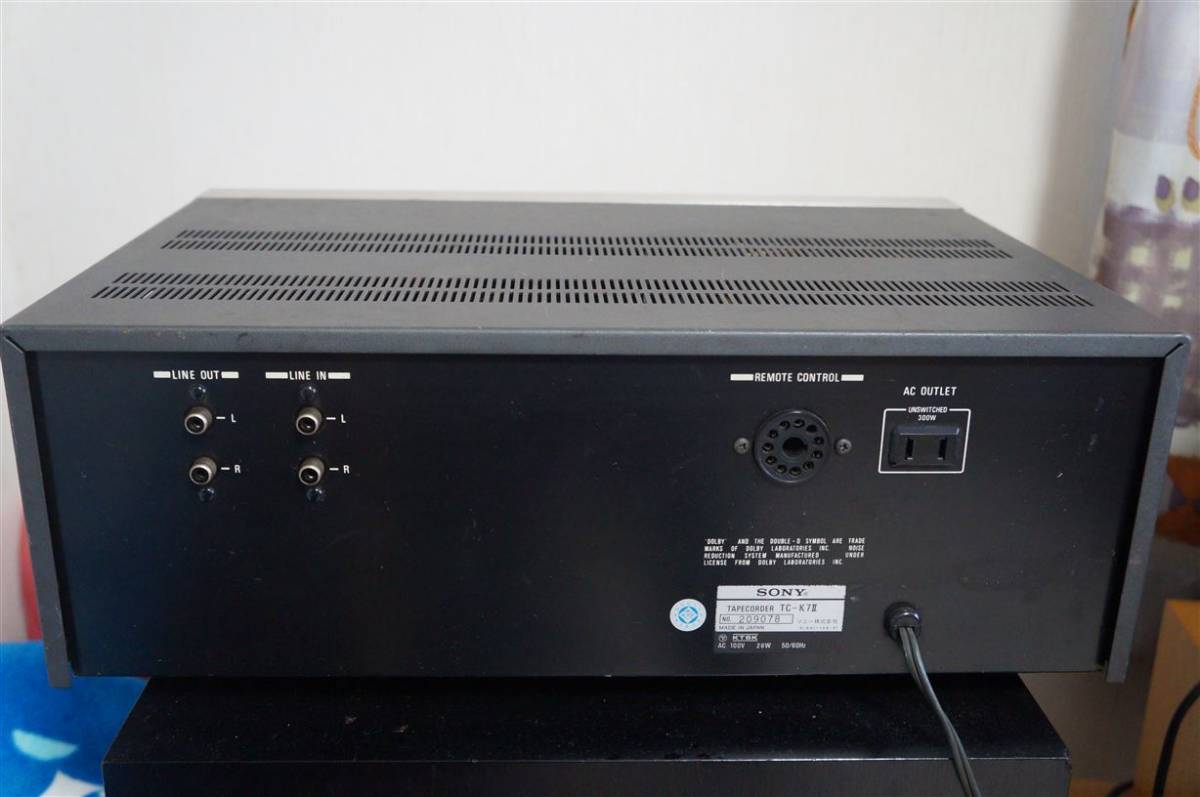 超美品 ステレオカセットデッキSONY TC-K7【整備品】(15) ジャンク品