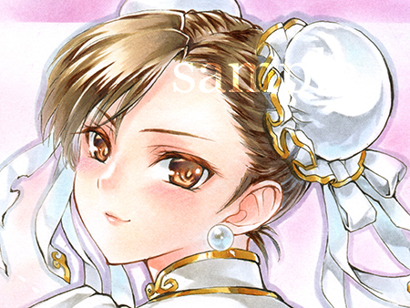 同人 手描きイラスト / ストリートファイター 春麗 / A4 同人 手描きイラスト / ストリートファイター 春麗 / A4