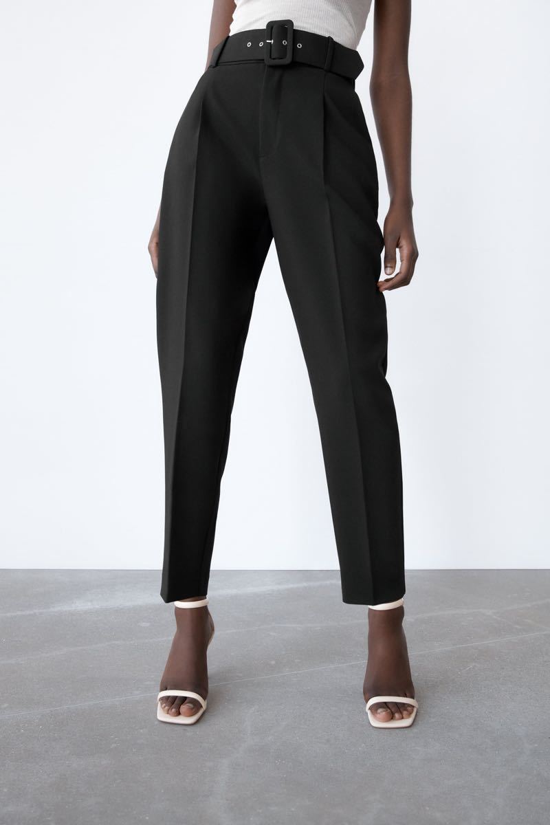 ZARA 布張りベルト付きパンツ|Yahoo!フリマ(旧PayPayフリマ) ZARA 布張りベルト付きパンツ|Yahoo!フリマ(旧PayPayフリマ)