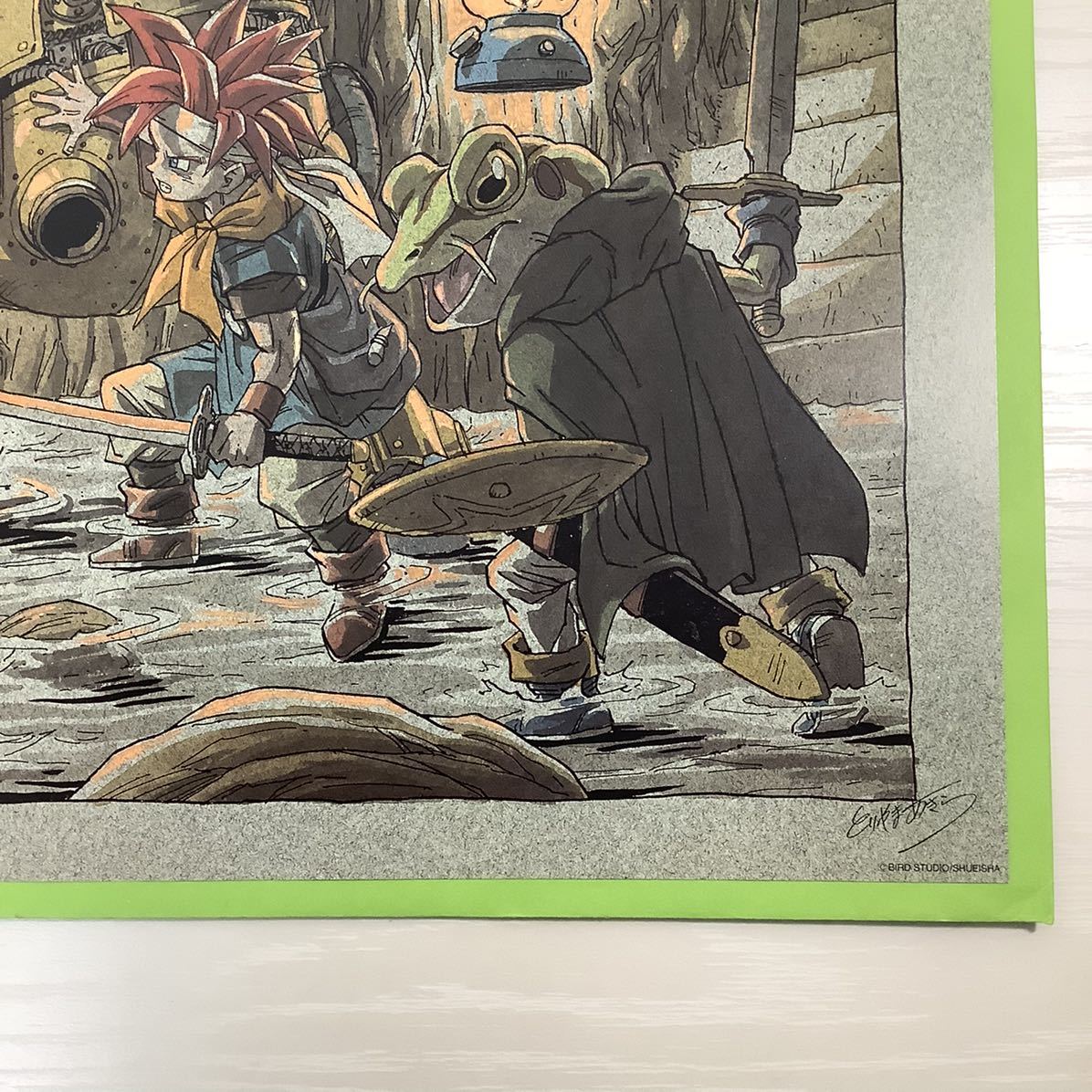 ◇ 鳥山明の世界展 F 複製原画 ポスター 複製サイン クロノトリガー