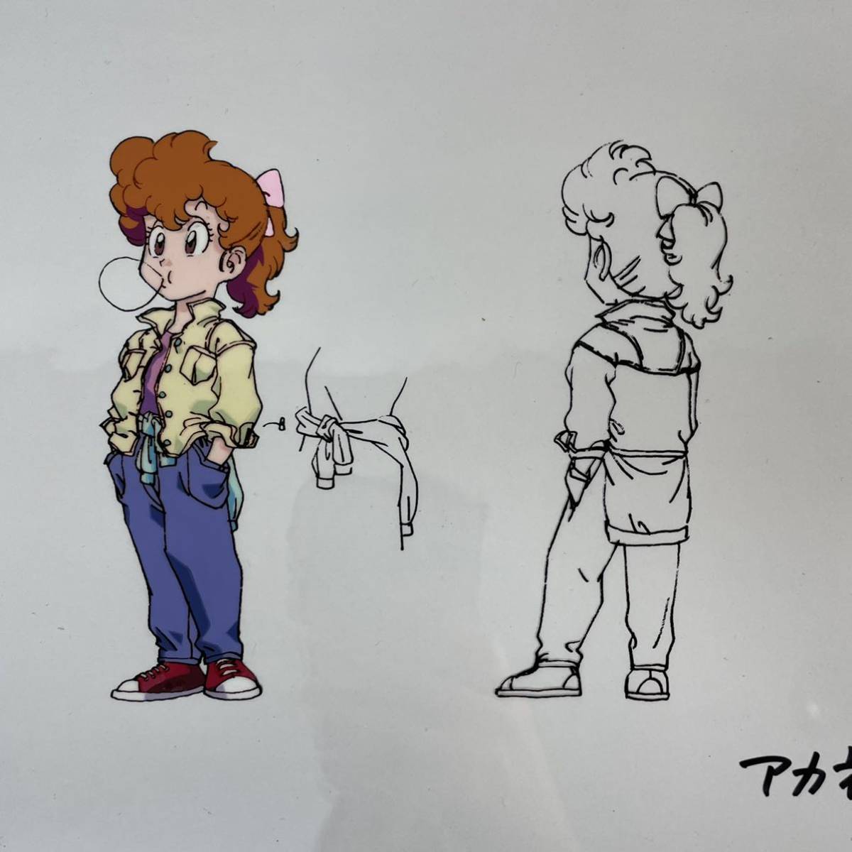 ○ Dr.スランプ アラレちゃん セル画 木緑あかね 外出 1993 劇場 ○ Dr.スランプ アラレちゃん セル画 木緑あかね 外出 1993 劇場