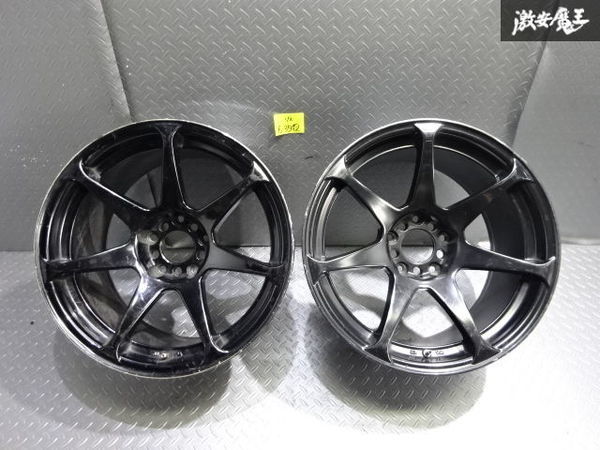 △売り切り ○社外 17インチ 9.5J +15 PCD114.3 5H 5穴 ハブ径約73mm