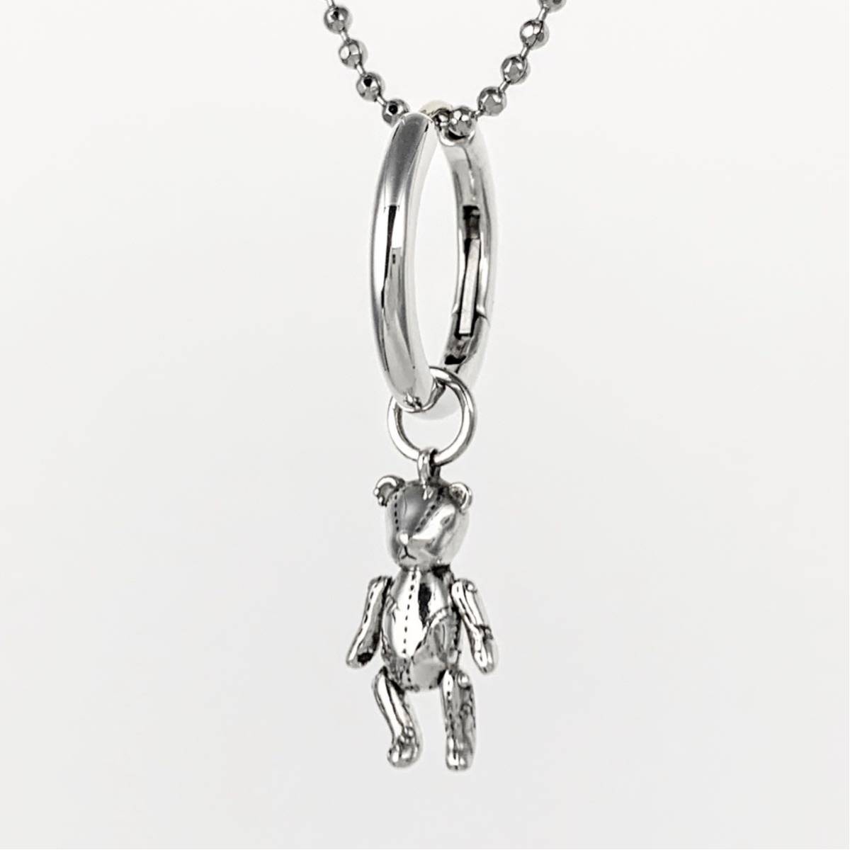 美品!ジャスティンデイビス SEJ865 SICK BOY/HOOP ピアス くま ベアー