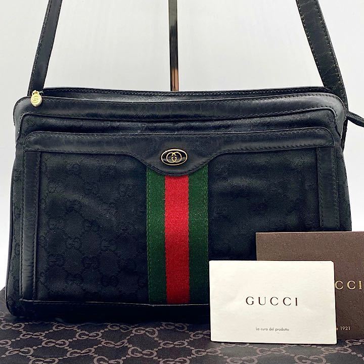 希少 GUCCI グッチ ショルダーバッグ ワンショルダー GG シェリー