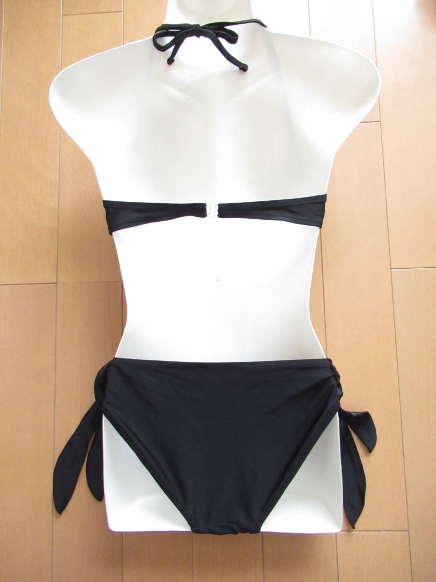 * новый товар * купальный костюм плавание одежда бикини на завязках топ на бретелях юбка имеется . накладка имеется женский M размер 3 позиций комплект SW6926