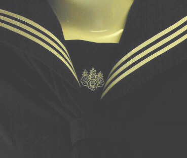 C9*[ new goods ] replica * eyes white an educational institution woman high school * winter sailor suit ( super large )