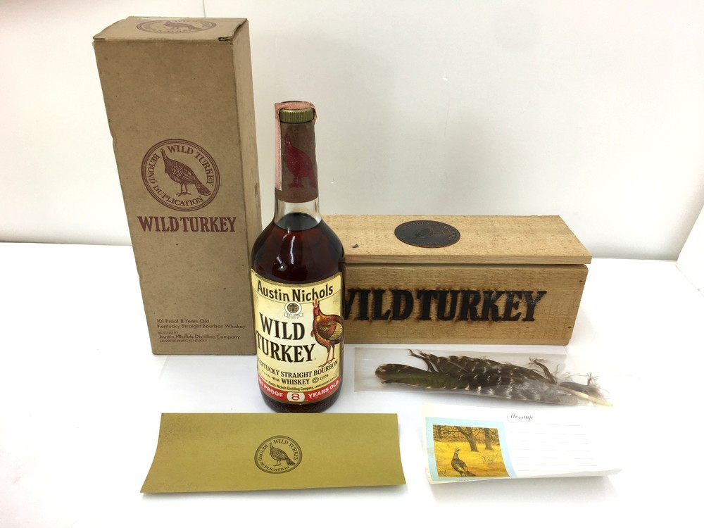 ◎○【同梱】未開栓 WILD TURKEY ワイルドターキー 8年 旧 750ml 50.5
