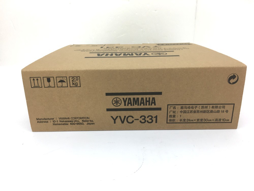 【同梱可】未開封品 YAMAHA スピーカーフォン YVC-331 ユニファイドコミュニケーションマイクスピーカーシステム ブラック 有線モデル_画像3
