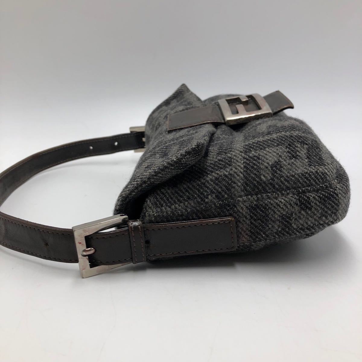 1円【極美品・超希少】 FENDI マンマバケット シルバー金具
