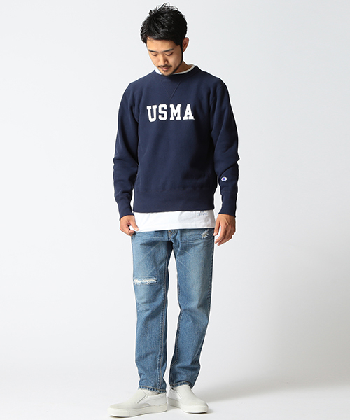 Mサイズ/BEAMSビームス×Championチャンピオン/別注コラボ/USMA Mサイズ/BEAMSビームス×Championチャンピオン/別注コラボ/USMA
