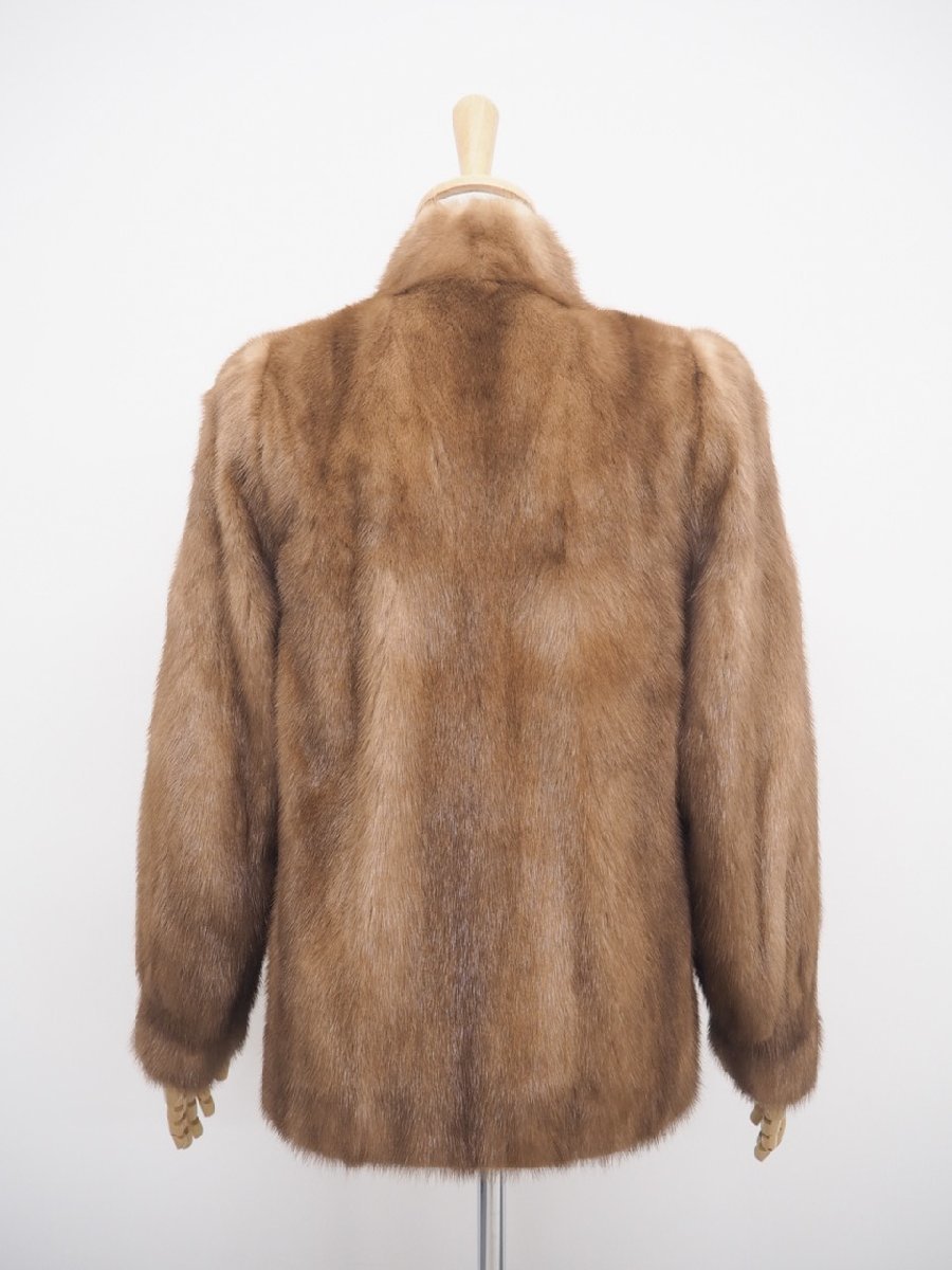 市場 毛並み極美品 MINK 本毛皮ショール ティペット サファイアミンク